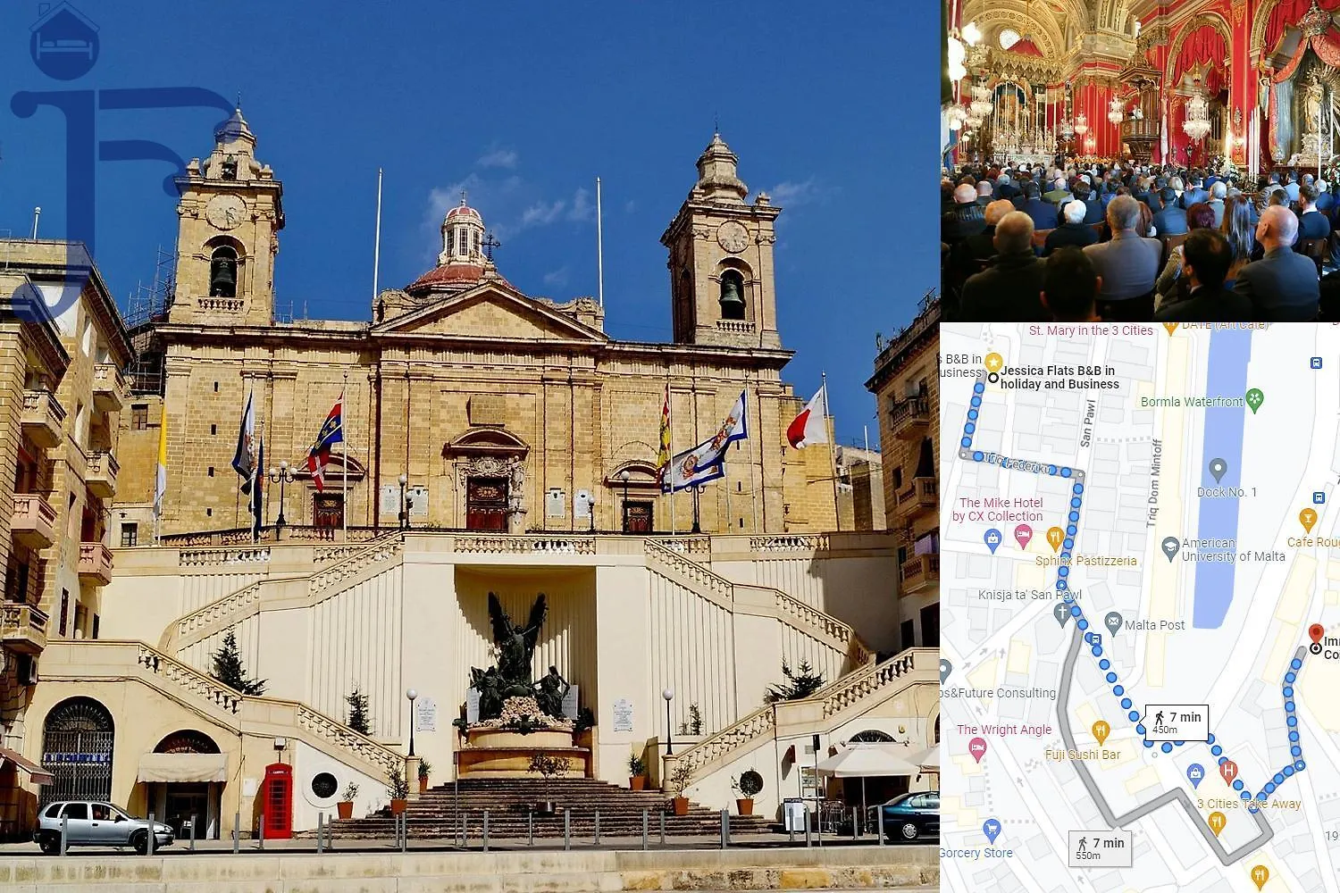 Jessica Flat Malta Royal Guesthouse Cospicua Malta